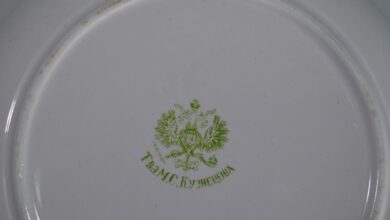 Photo of Антикварные фарфоровые тарелки с рисунками